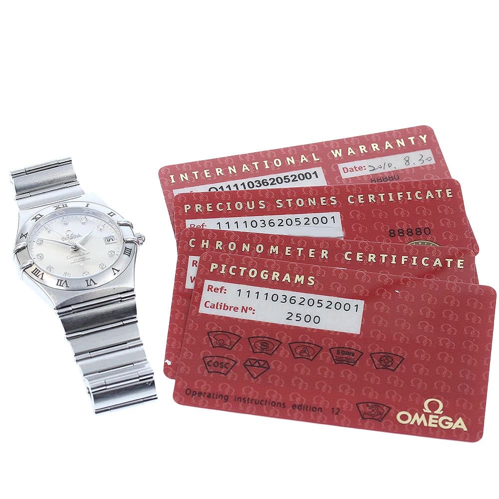 Omega Constellation 160th Anniversary 111.10.36.20.52.001 Automatic 36mm Papers