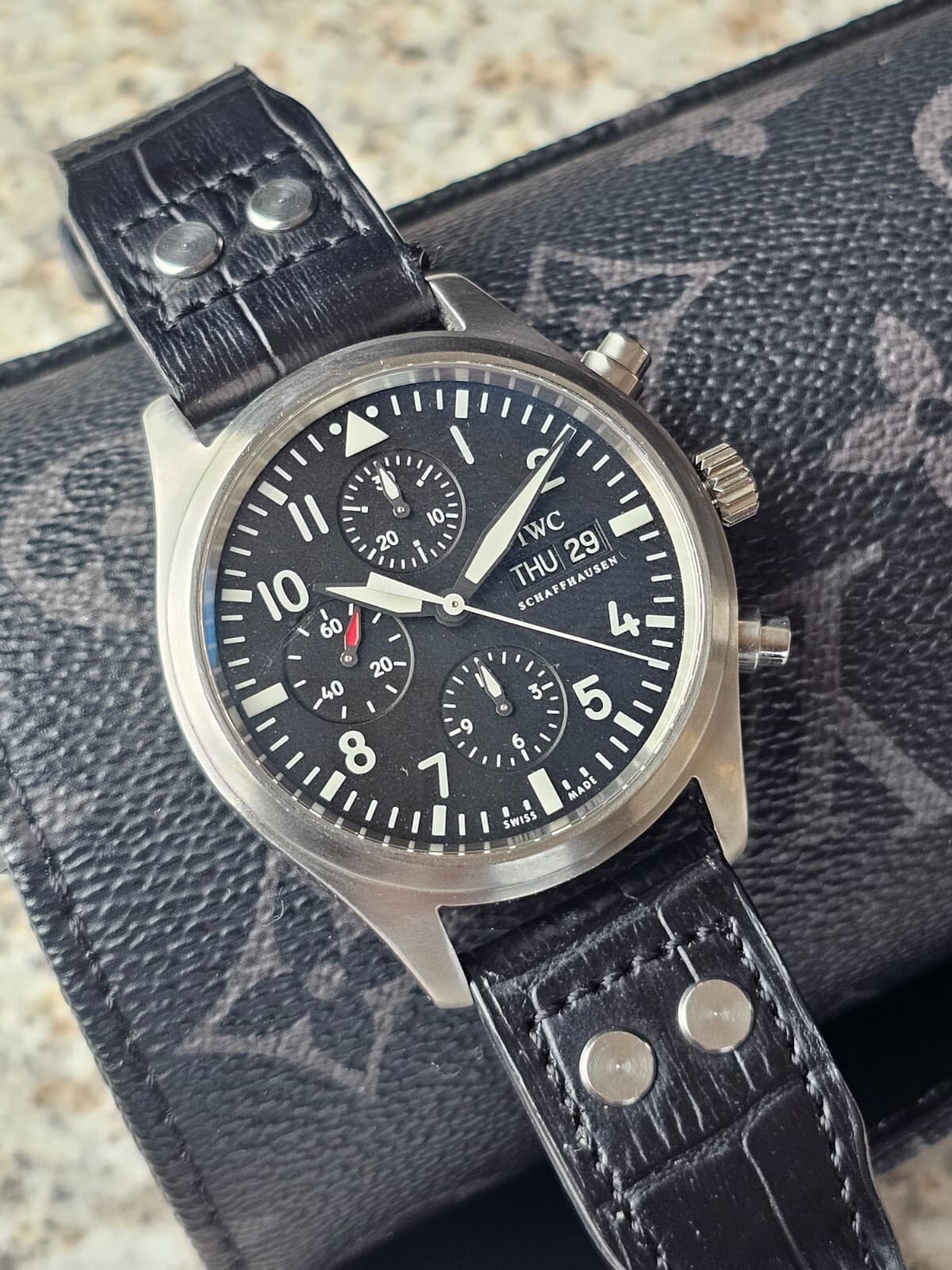 IWC 40277: Pilot's Chronograph, Watch Ref. IW3717-01