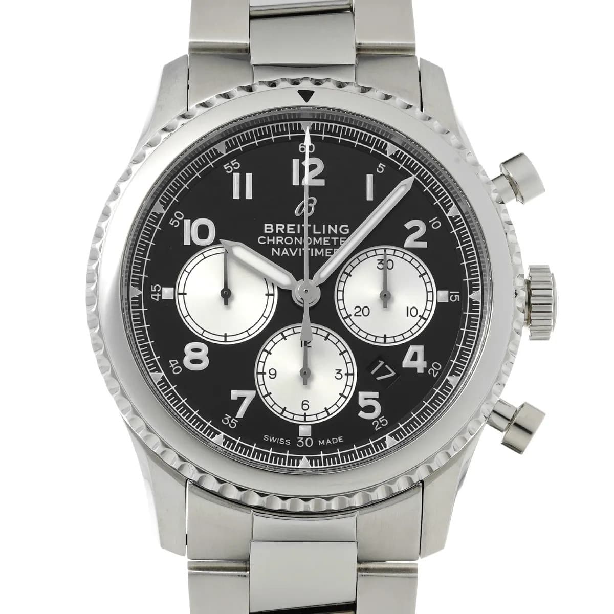 Breitling Navitimer AB0117131B1A1 ( AB0117) 43mm Black / Silver #WW2511