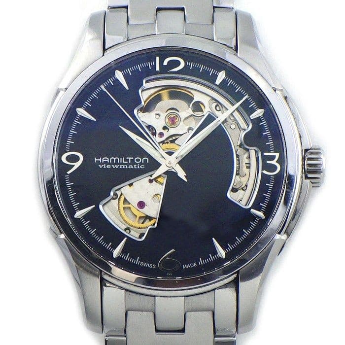 Hamilton Jazzmaster H32565135 Black Dial Open Heart Automatic Watch