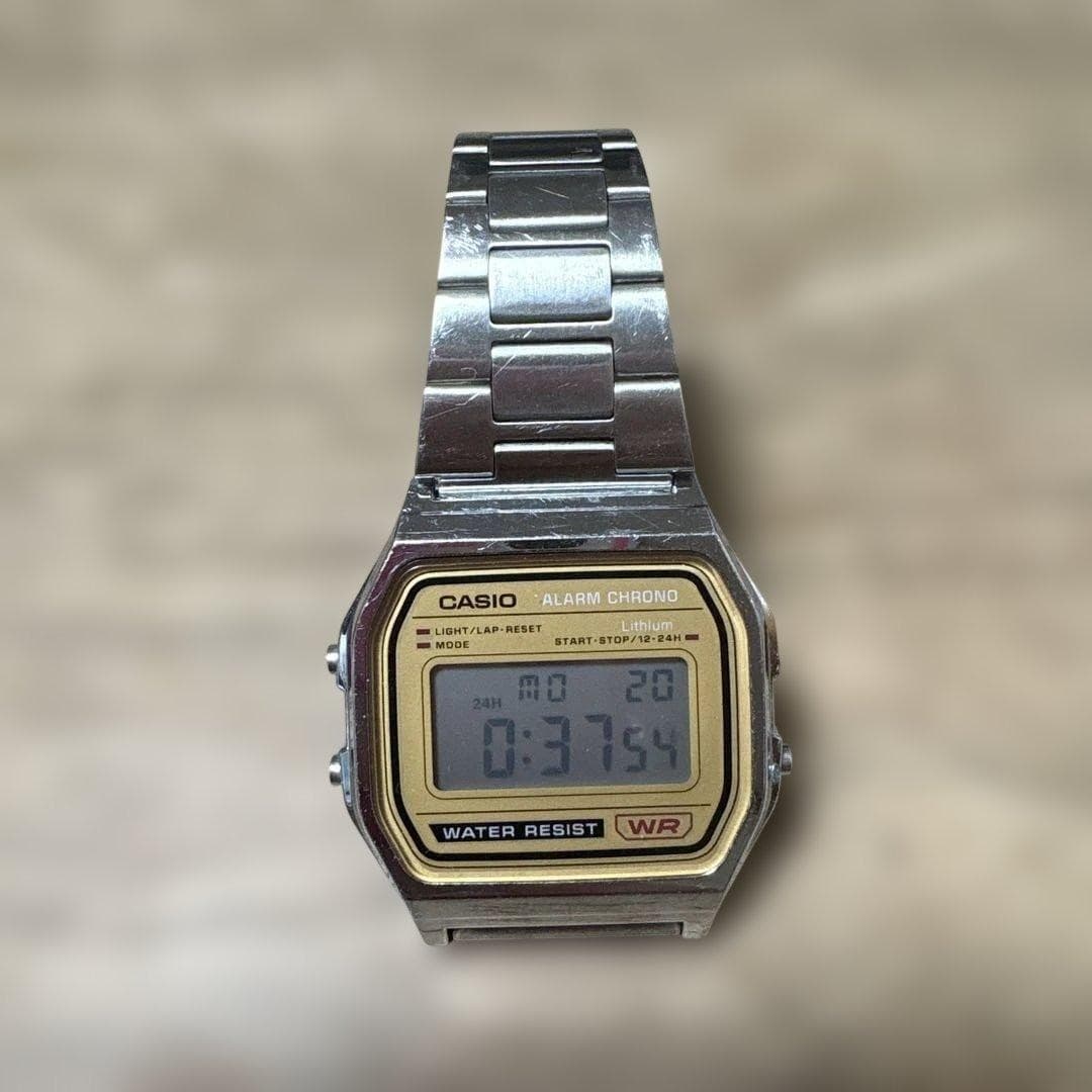Casio A158W Digital Wristwatch Used From Japan