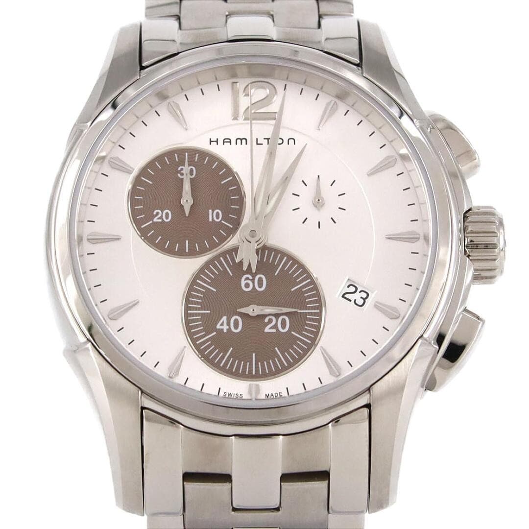 Hamilton Jazzmaster Chronoquartz H32612151 SS Quartz from Japan