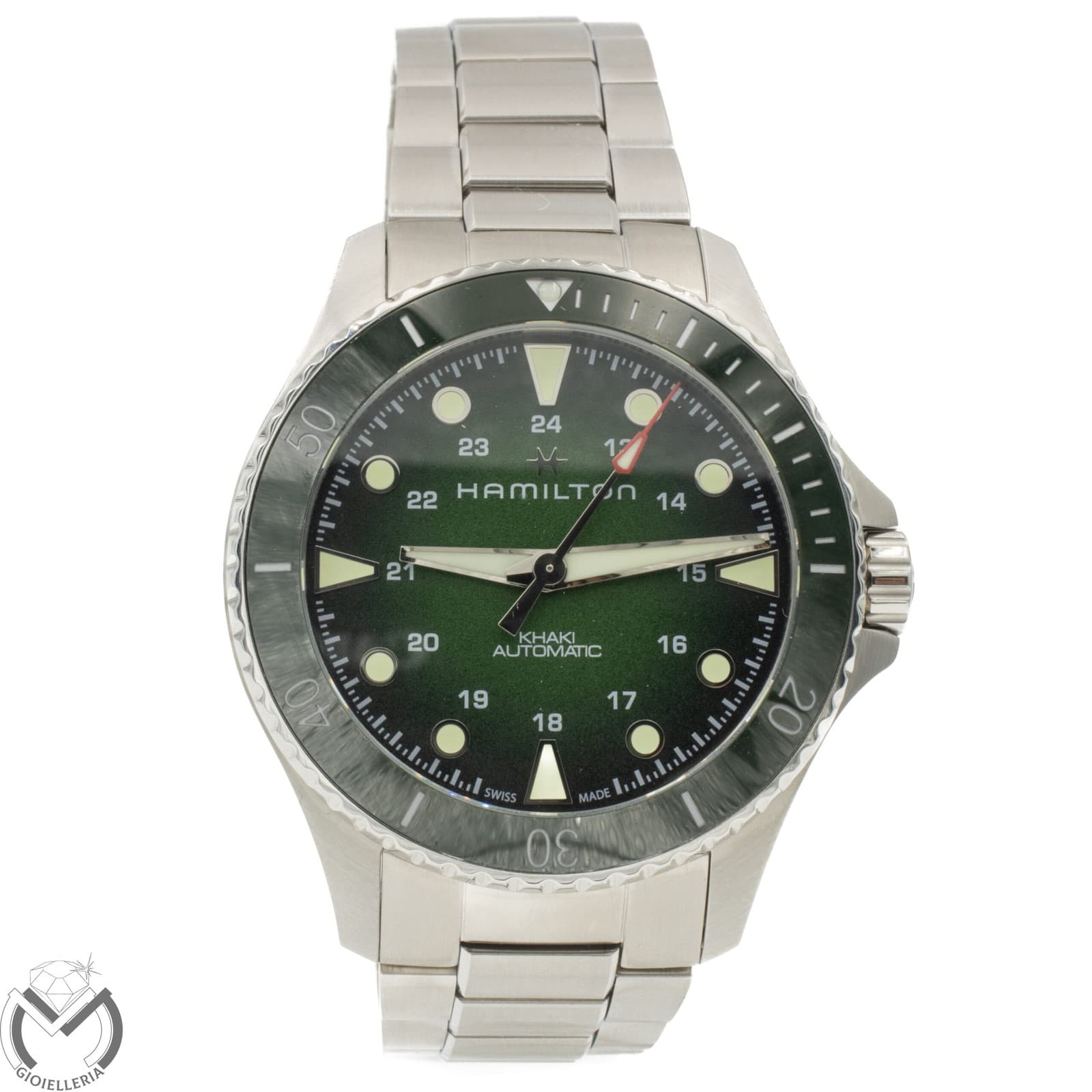 HAMILTON Khaki Navi Scuba H825160 Automatic ETA 2834-2 Steel Watch Uo...