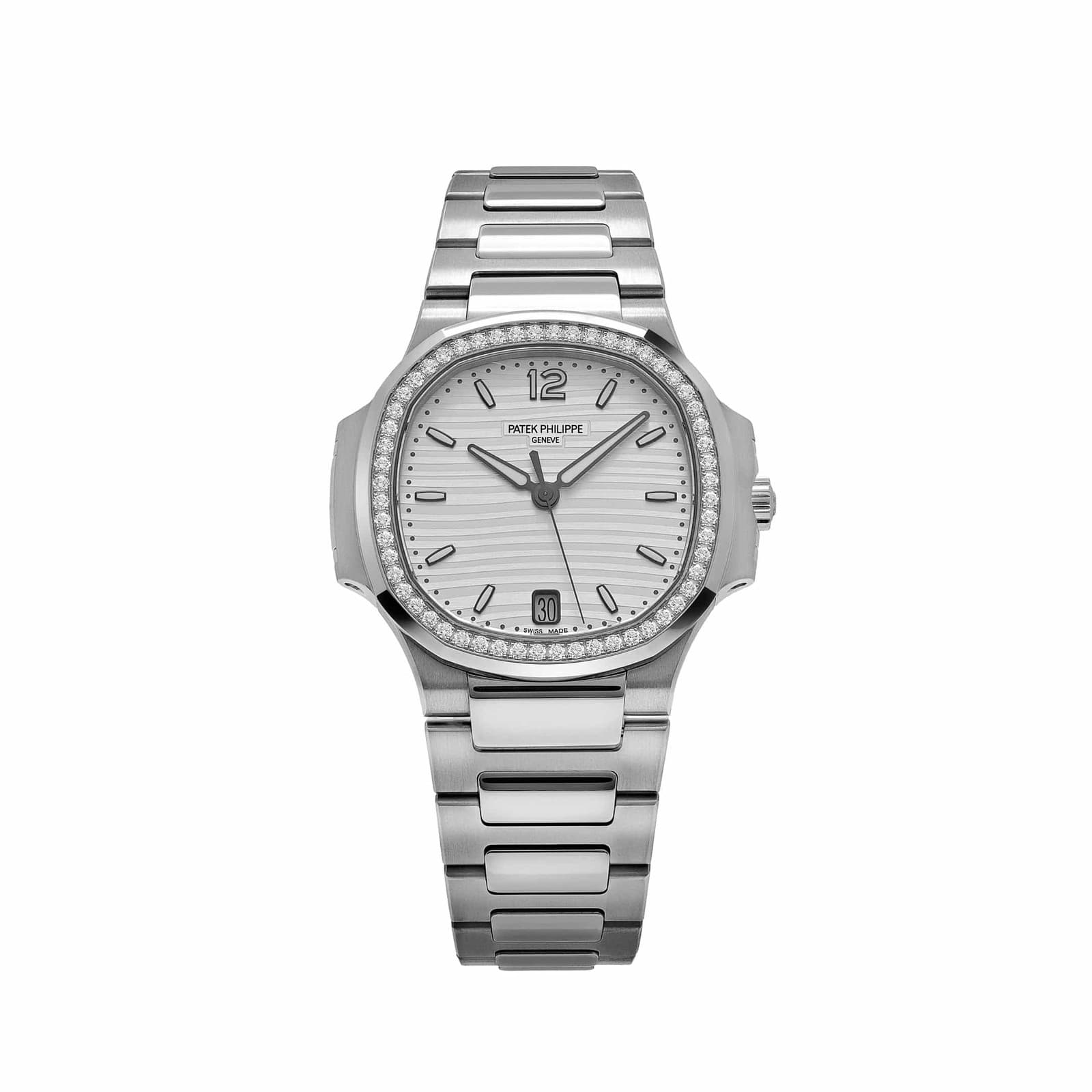 Patek Philippe Nautilus 7118/1200A-010 'Ladies' Stainless Steel Silver Dial