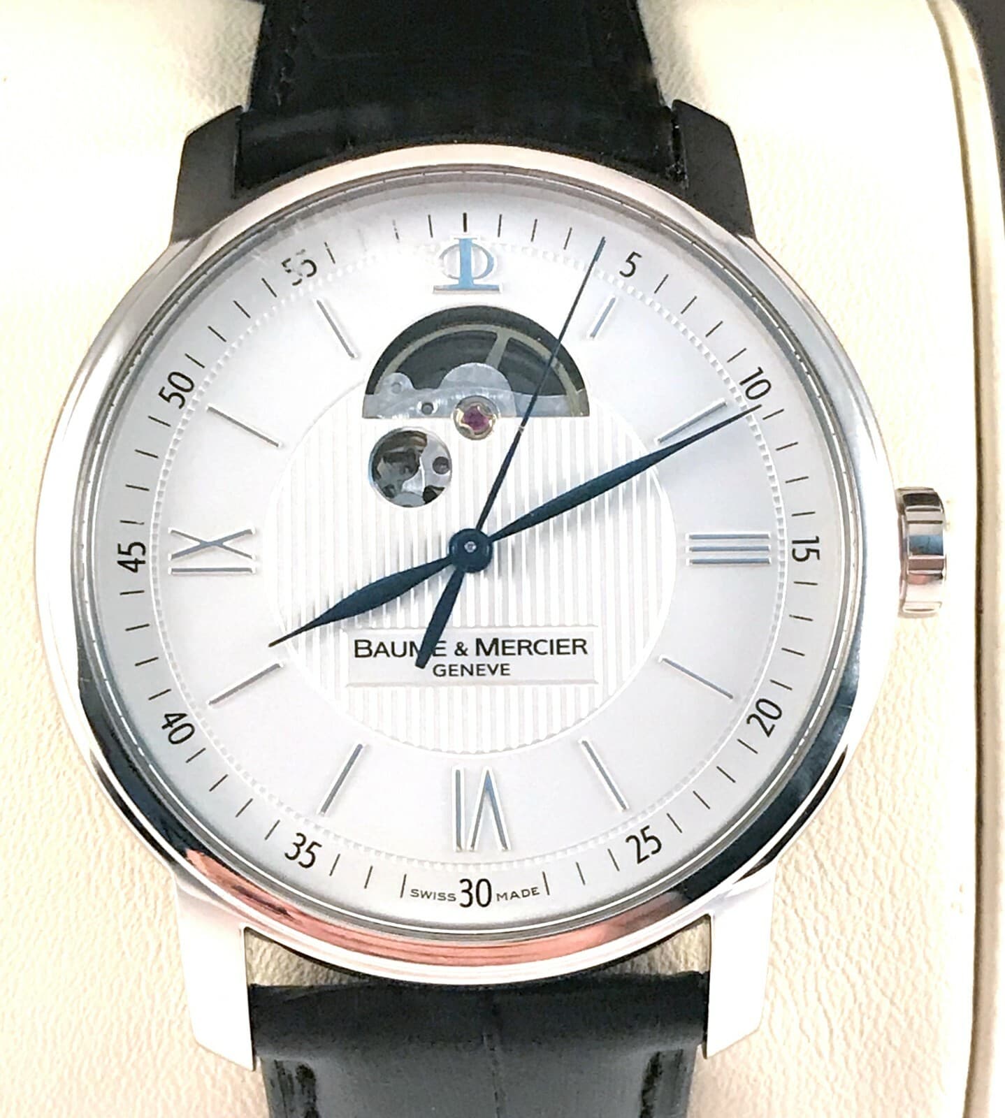 Baume Mercier Classima XL Executive Automatic Mens Watch Model 8688 Exc. Cond.