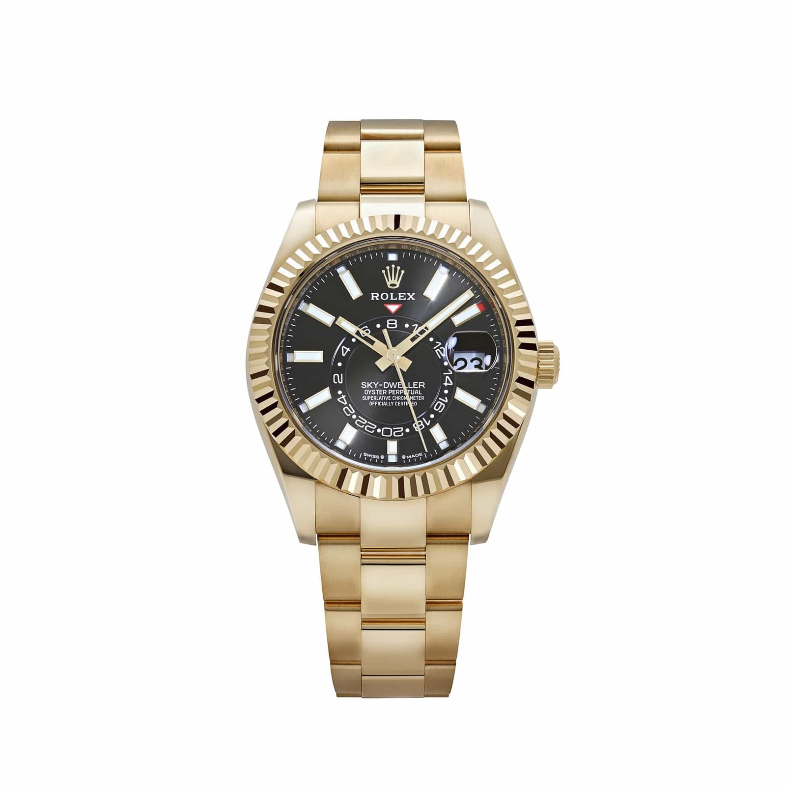 Rolex Sky-Dweller 336938 Yellow Gold Black Dial Oyster (2024)