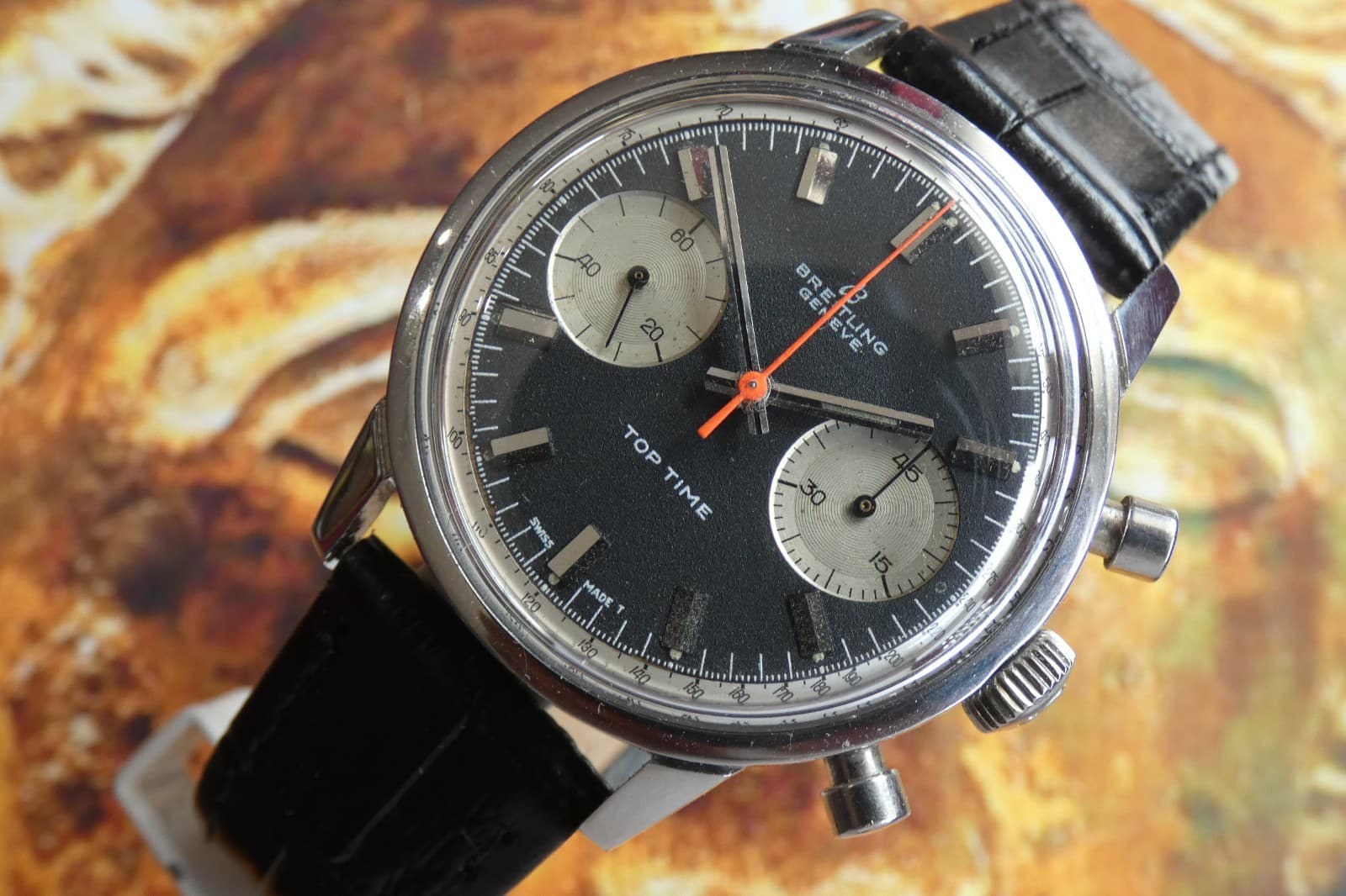 1973 BREITLING ‘TOP-TIME’ CHRONOGRAPH WATCH REF 2002 FULL SET