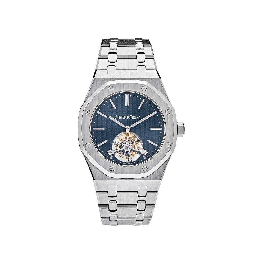 Audemars Piguet Royal Oak 26510ST.OO.1220ST.01 Tourbillon Extra-Thin Steel Blue