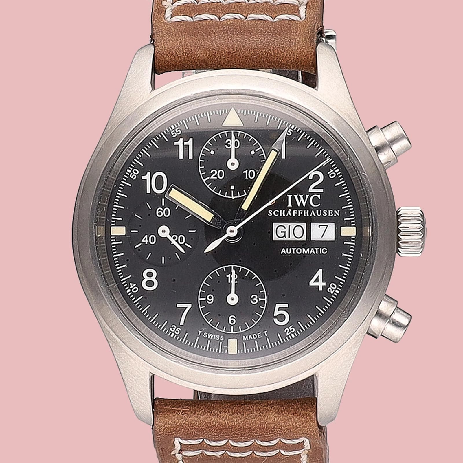 IW3706 Chronograph Tritium Stainless Steel Automatic 39mm