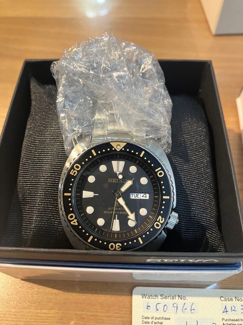 Seiko Prospex SRP775J1 Diver Watch 44mm Automatic 200m Water Resistance Used Fr