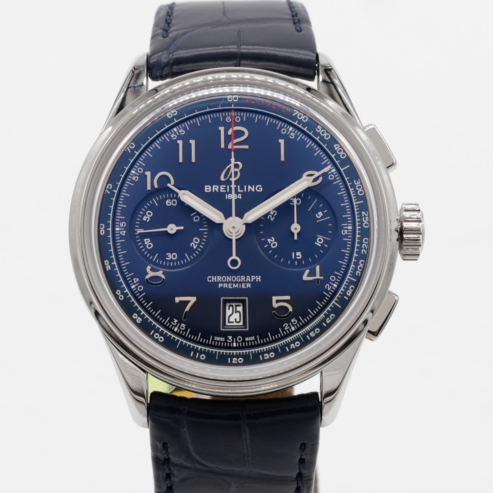 2026 Breitling Premier B01 Chronograph 42 Steel Blue AB0145171C1P2 Automatic