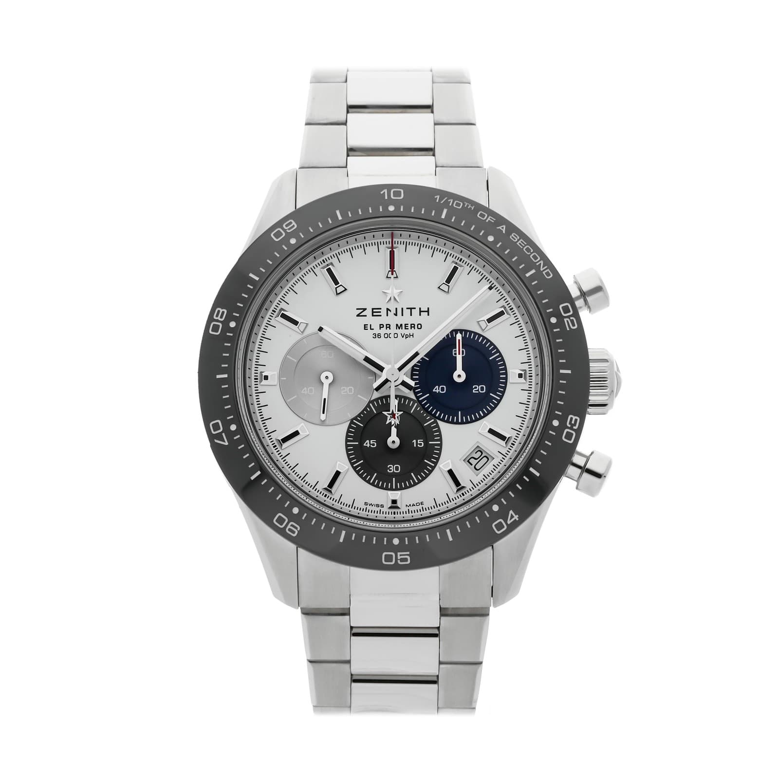 Zenith Chronomaster Sport Steel Auto 41mm White Dial Watch 03.3100.3600/69.M3100