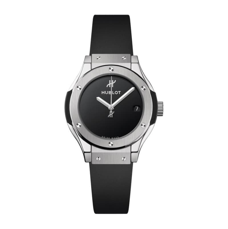 Hublot Classic Fusion Quartz 33 Titanium Rubber Ladies Watch 581.NX.1270.RX.MDM