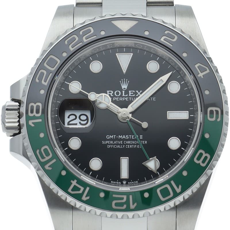 ROLEX GMT Master 2 Watch Oyster 126720VTNR Stainless Steel mensWatch black b...