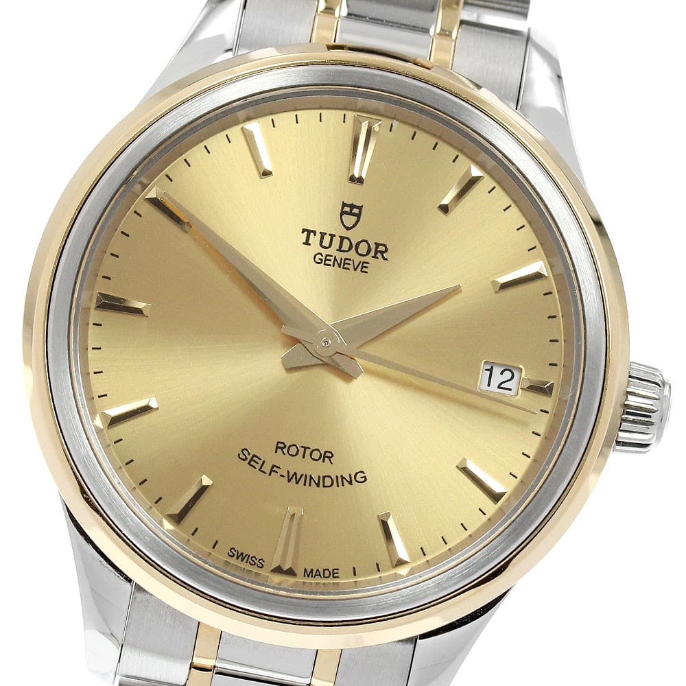 TUDOR style 12303 Date gold Dial Automatic Boy's Watch_978975