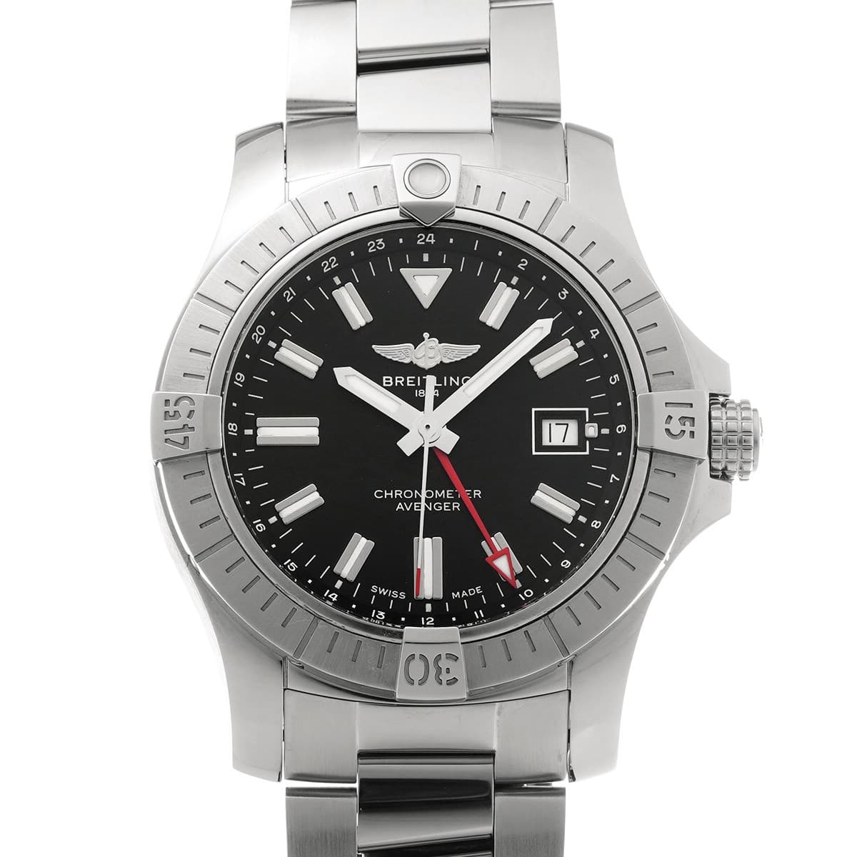 BREITLING Avenger Automatic GMT 43 A32397101B1A1 black WATCH 751914