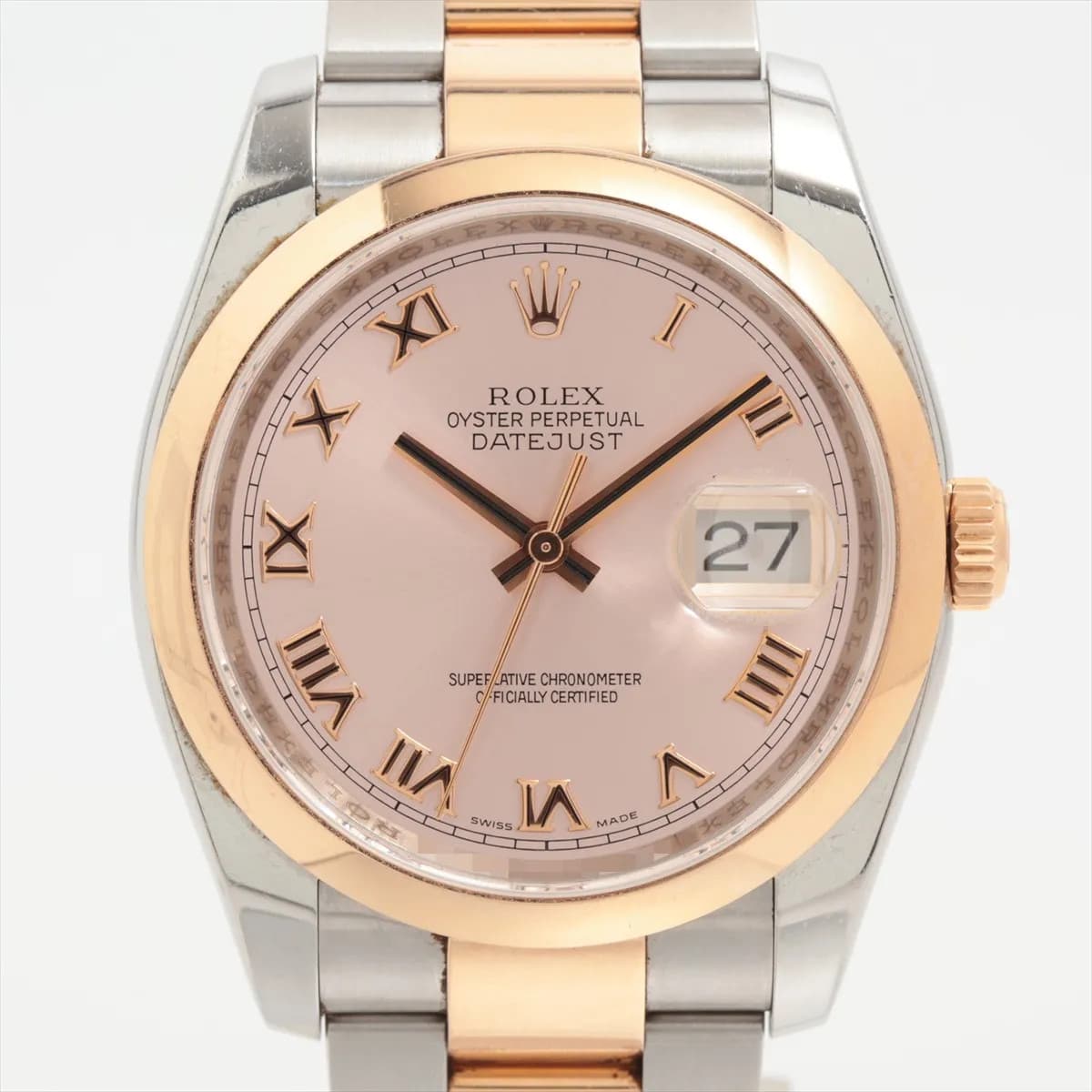 Rolex Datejust 116201 PG×SS PG×SS AT Pink-Face