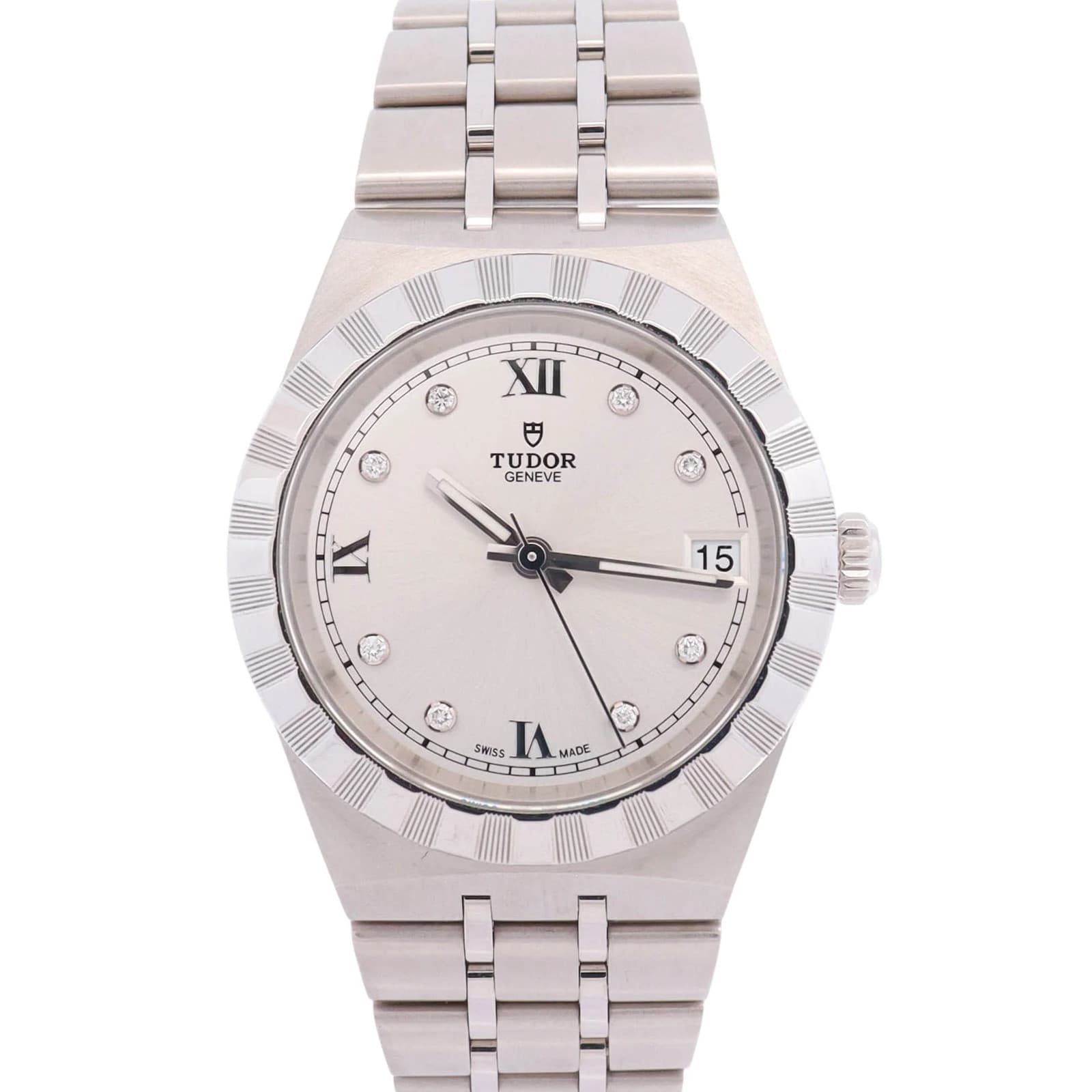 Tudor Royal 34mm Silver Dial Watch Ref# 28400