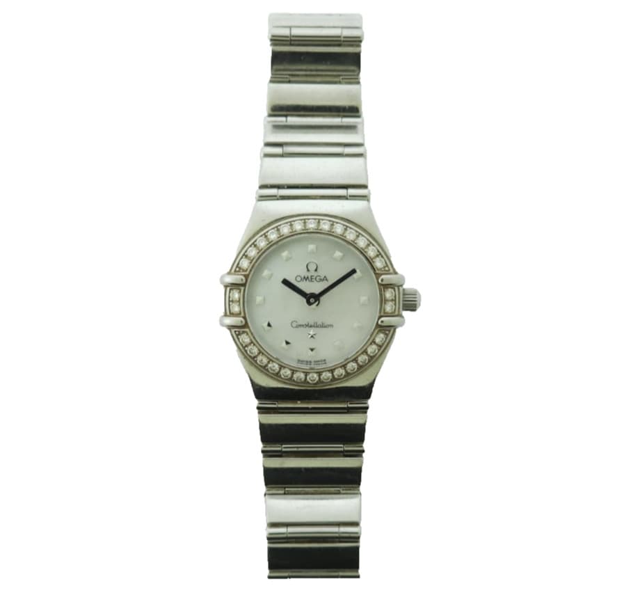 OMEGA Constellation Cindy Crawford Collection White Mother of Pearl Dial Watch