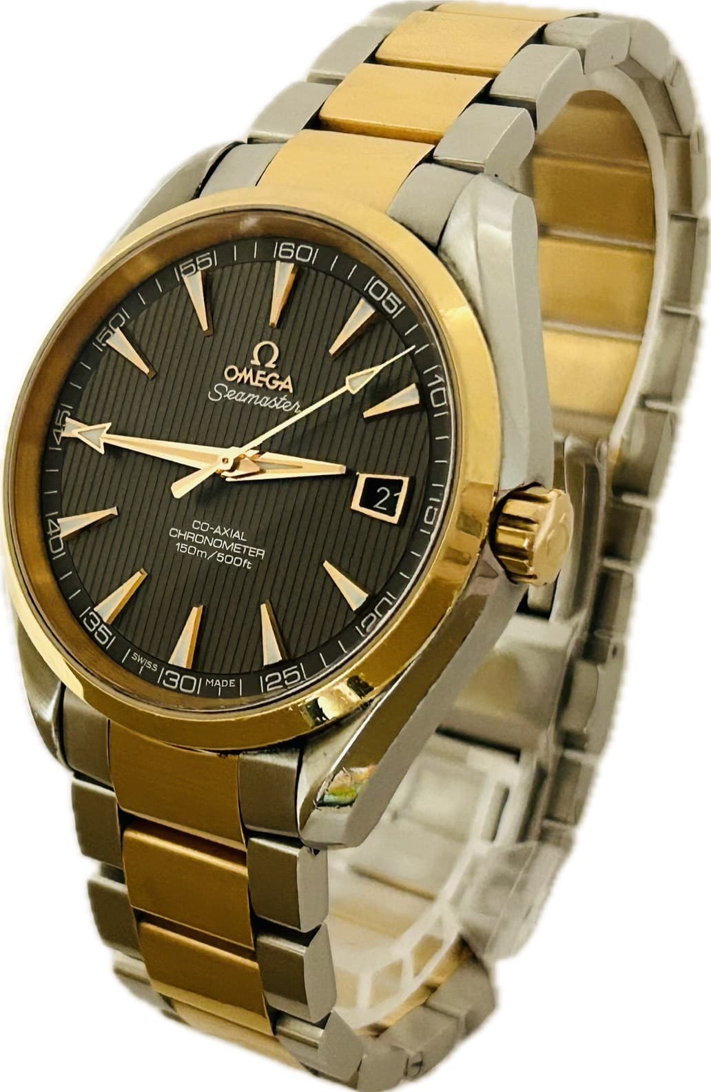 OMEGA Seamaster Aqua Terra 150M 231.20.42.21.06.001 Gray Auto Men Watch A0602