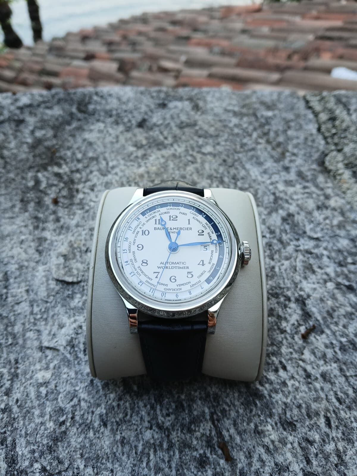 Baume & Mercier Capeland Worldtimer 44mm – Swiss Automatic GMT – Fully Serviced