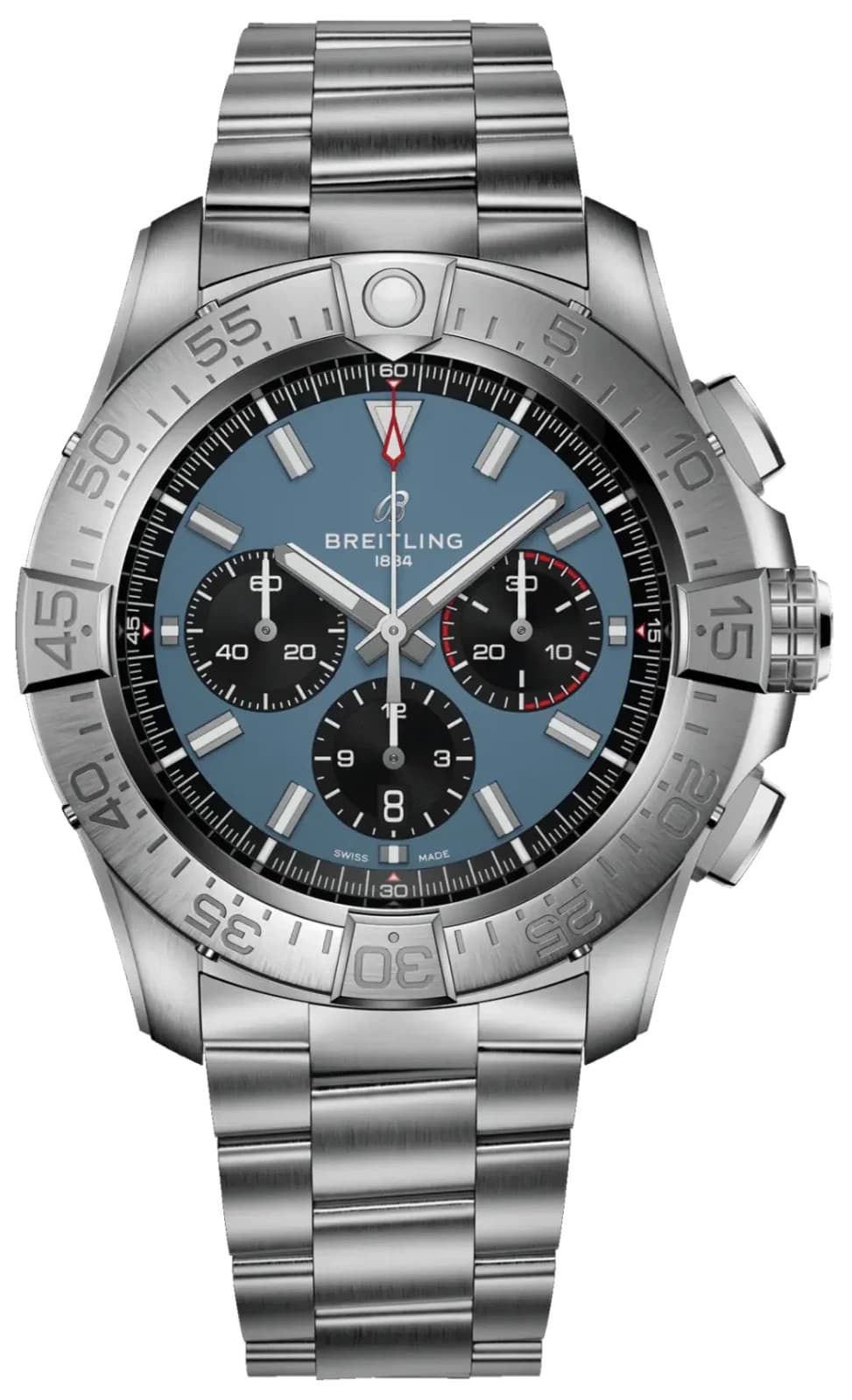 2026 Breitling Super Avenger EB0148 46mm Blue Dial Chronograph Men's Watch