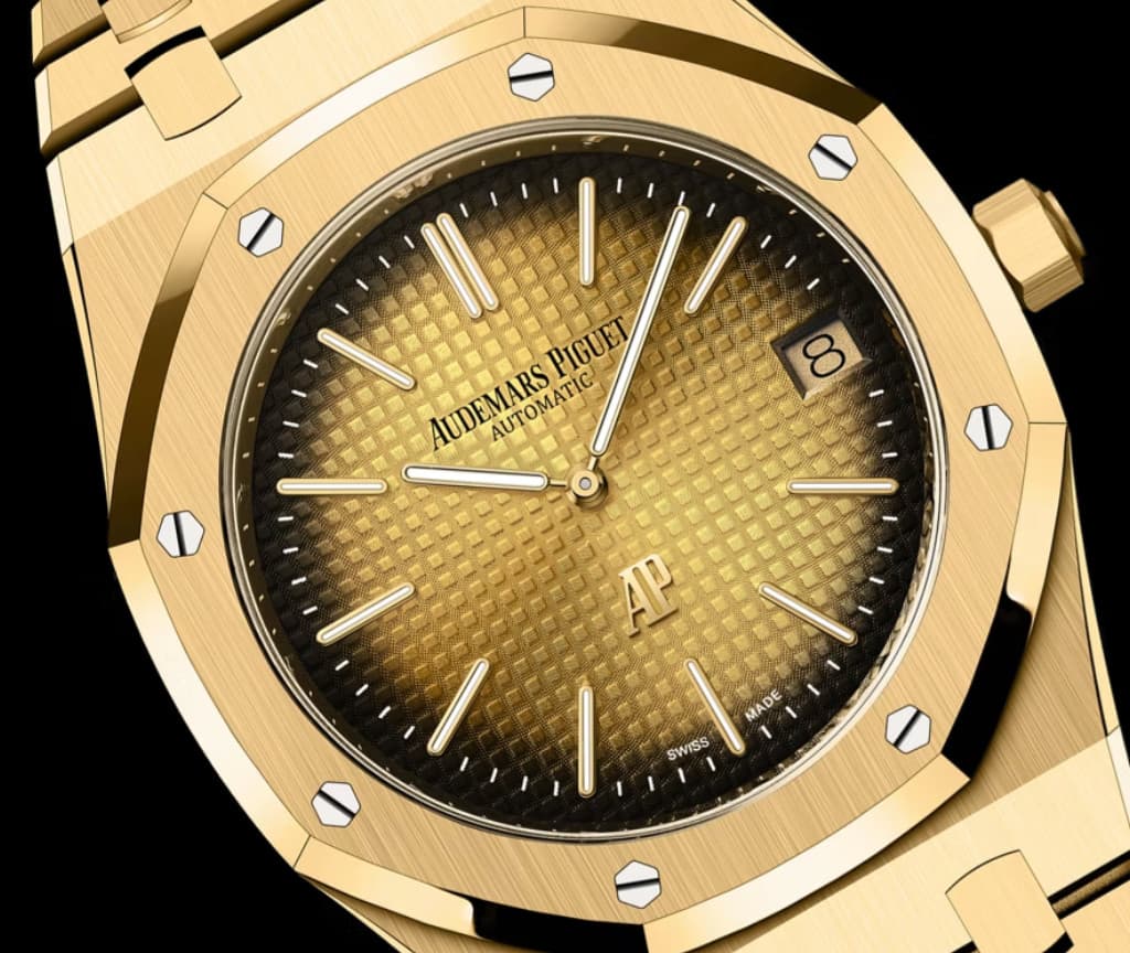 Audemars Piguet Royal Oak Jumbo Thin Smoked Yellow Gold 16202BA.OO.1240BA.01