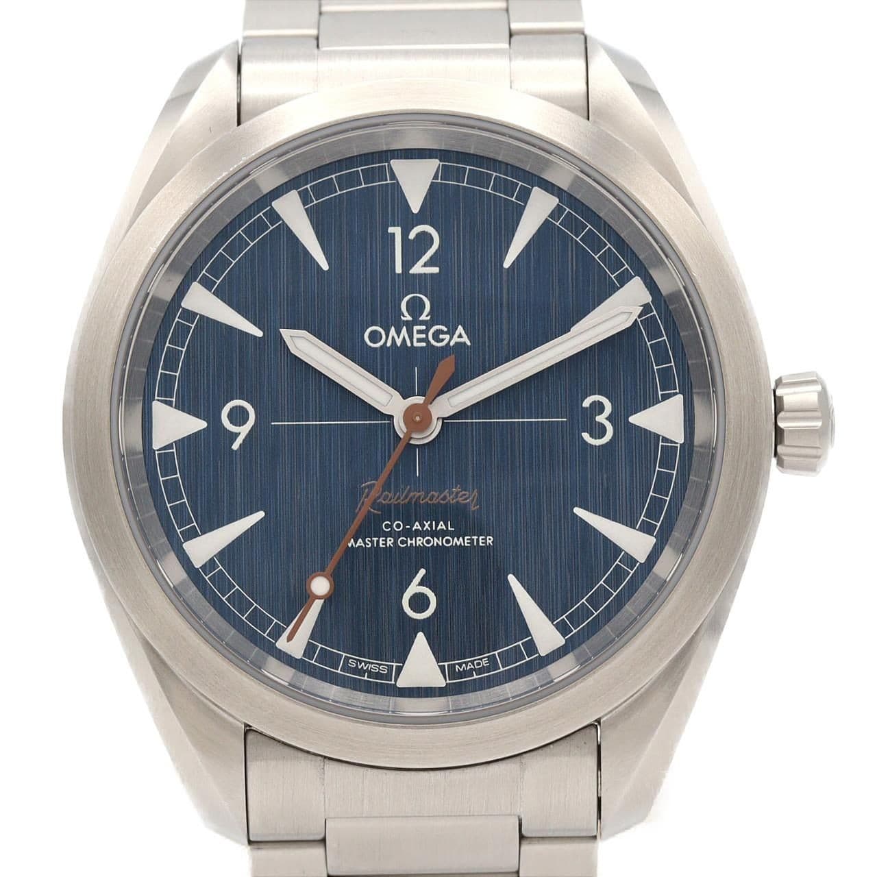 Authentic Omega Railmaster 220.10.40.20.03.001 Stainless Steel fast shipping