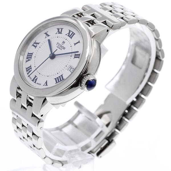 TUDOR CLAIR DE ROSE 35800 34mm SS Silver #C24138