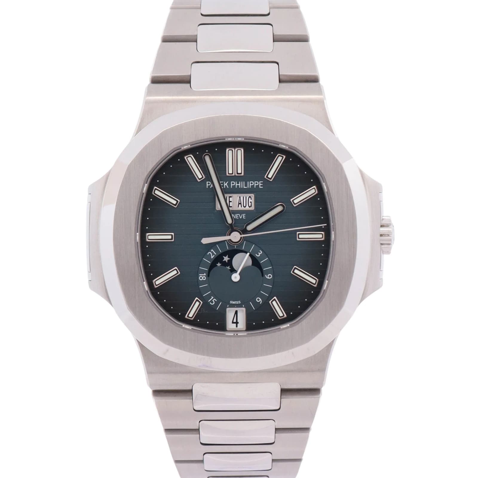 Patek Philippe Nautilus 40mm Blue Dial Watch Ref # 5726/1A-014