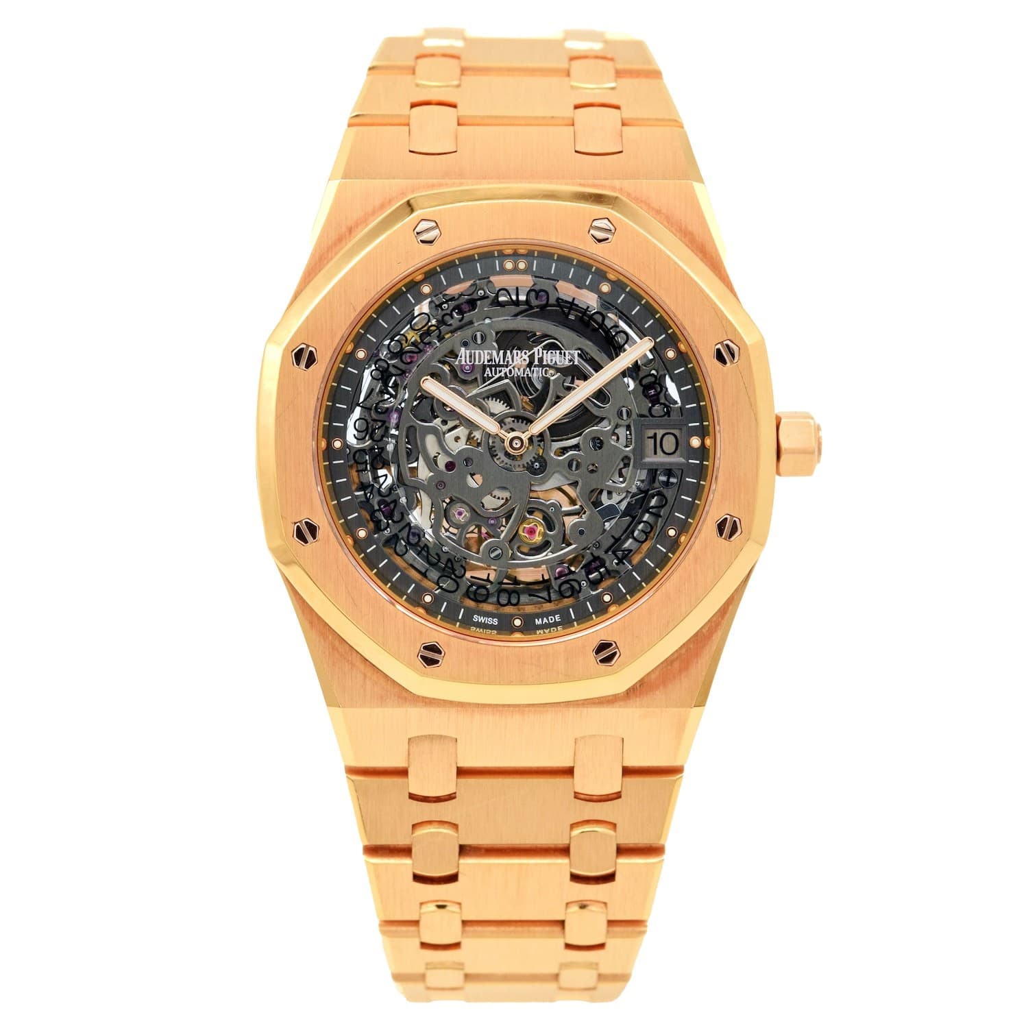 Audemars Piguet Royal Oak Openworked 15204OR.OO.1240OR.01 18K Rose Gold