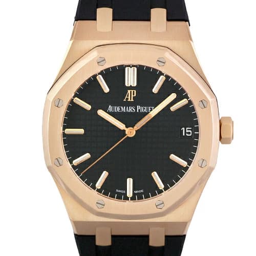 Audemars Piguet Royal Oak 15500OR.OO.D002CR.01 Pink Gold 41mm Black Dial #TKW627