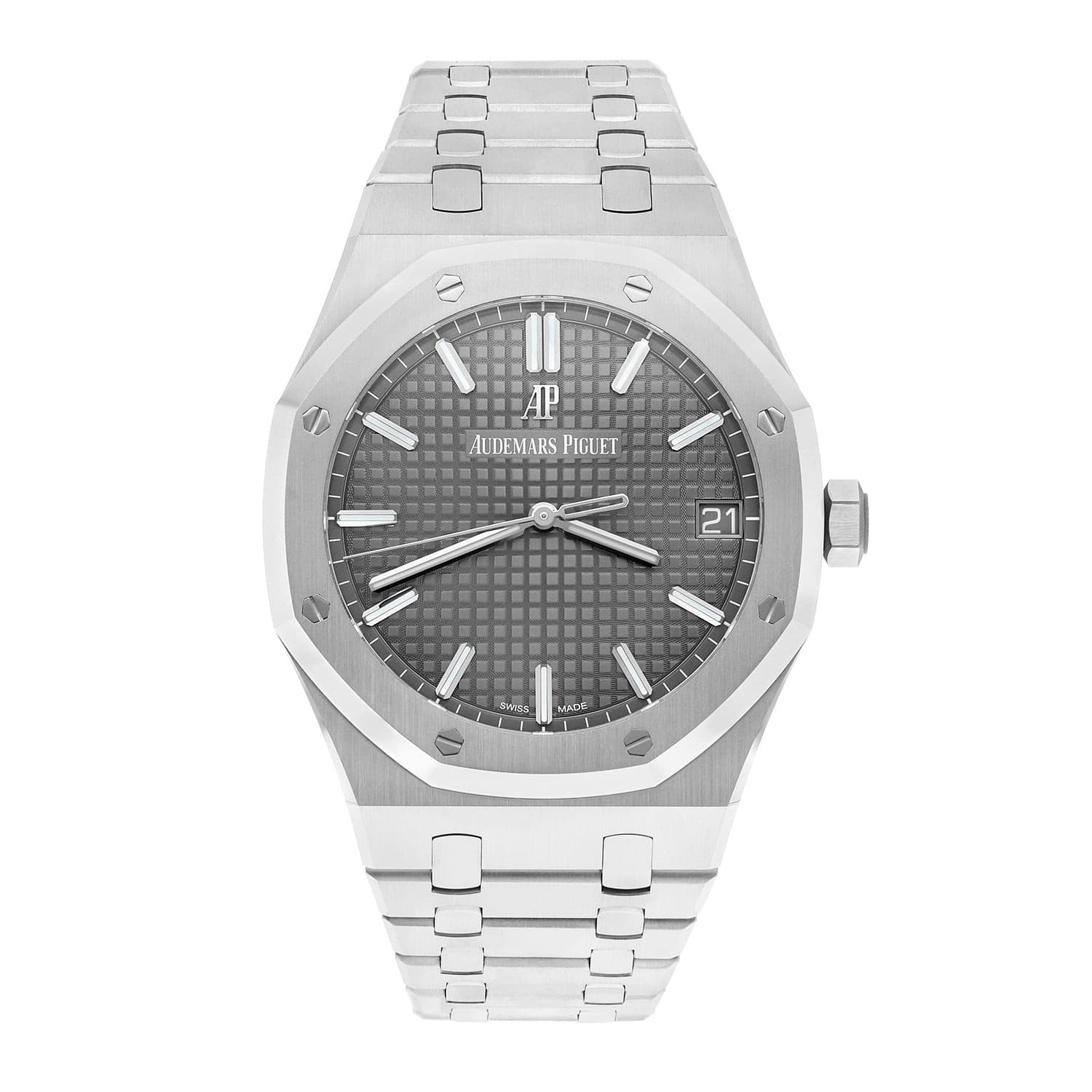 Audemars Piguet Royal Oak 15500ST.OO.1220ST.02 Grey Dial Stainless Steel Men'...