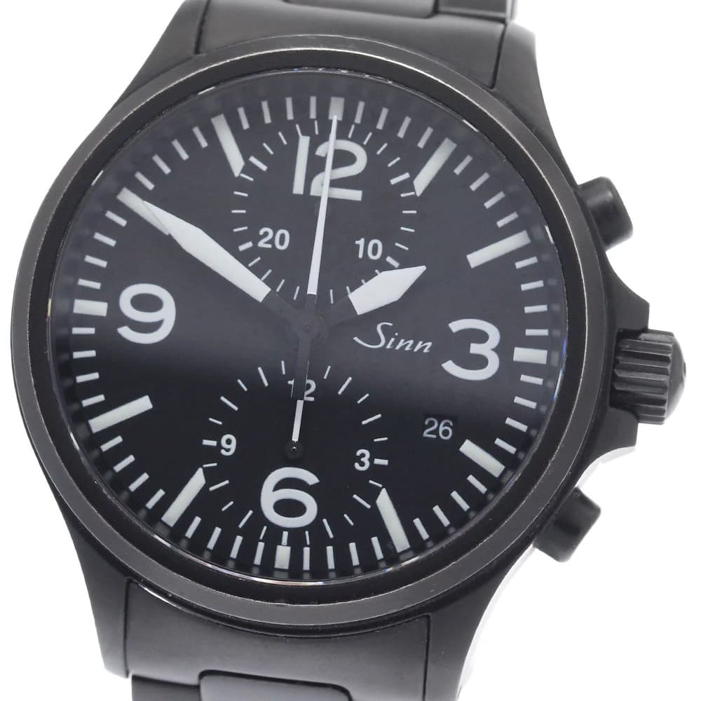Sinn Chronograph Date 756 Black TO331529