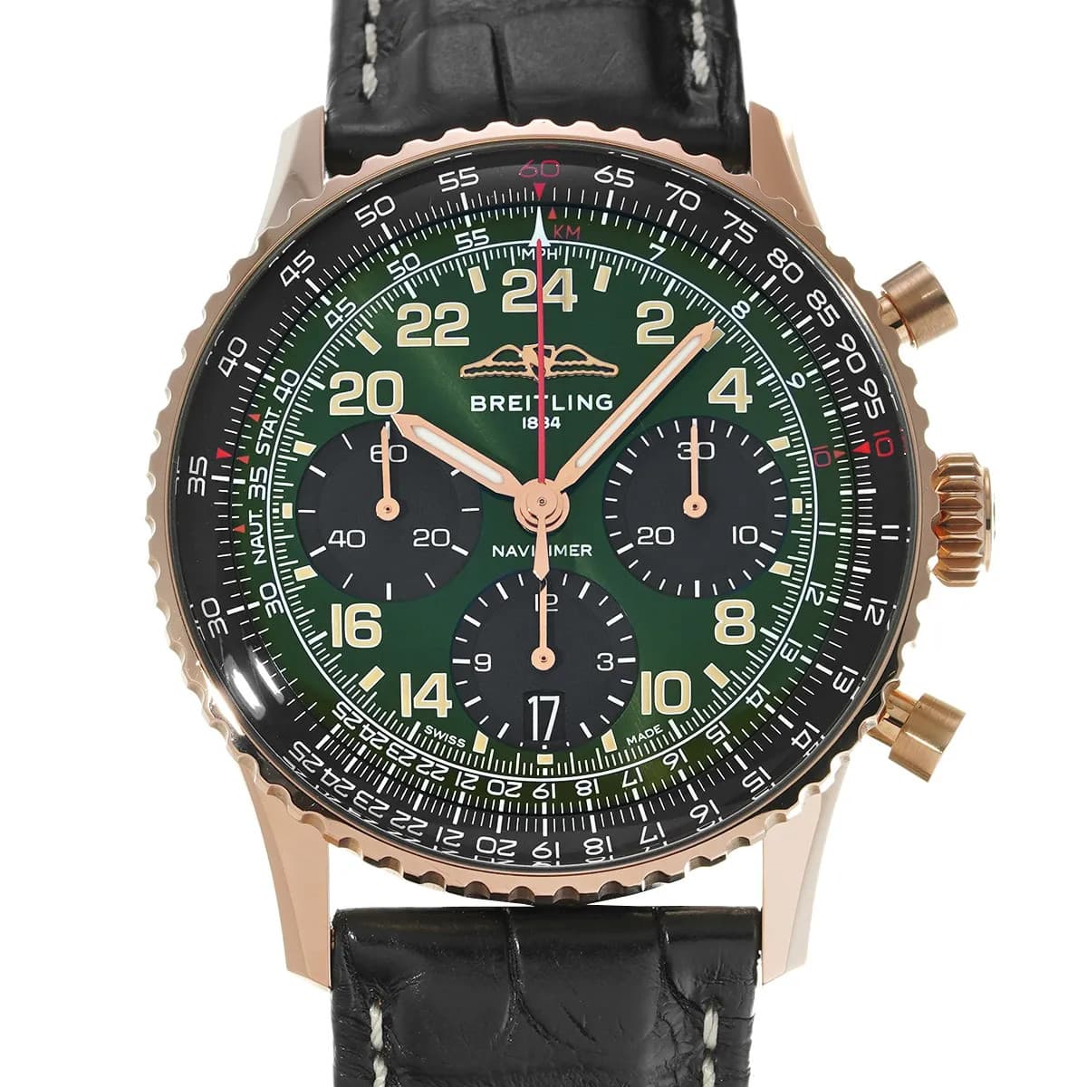 Breitling Navitimer RB12302A1L1P1 ( RB1230) 41mm Green / Black #WW8262