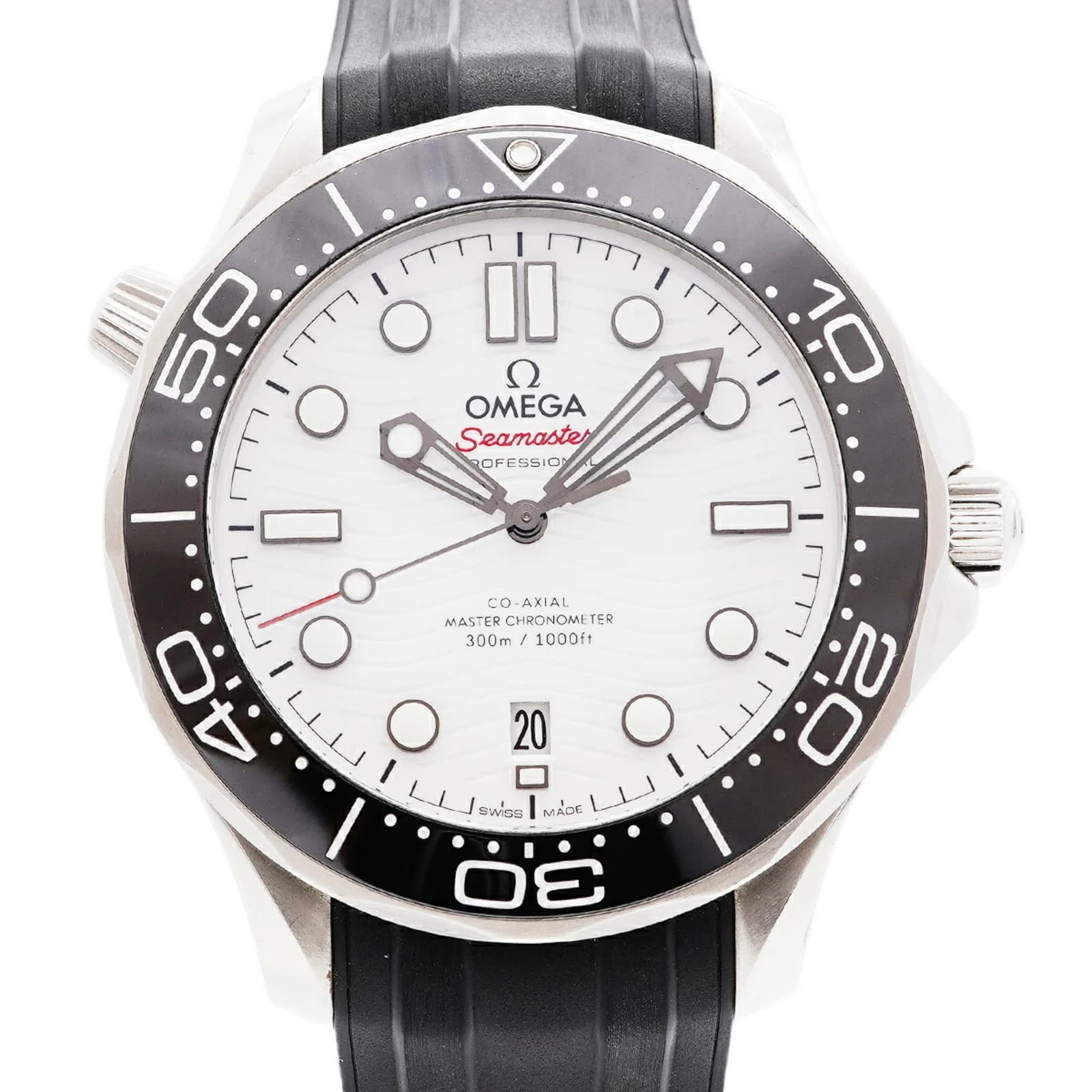 Omega Seamaster Diver 300M 210.32.42.20.04.001 White Dial Men's Watch GZl1knjt
