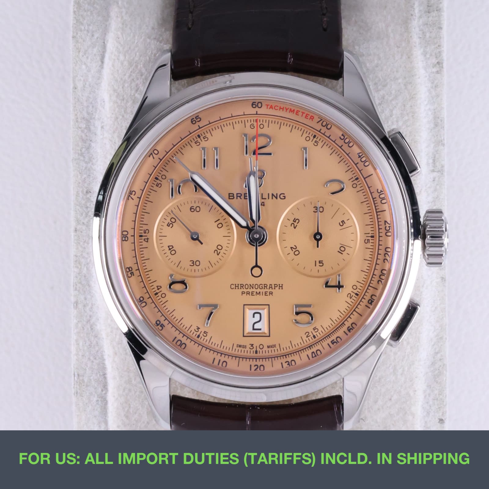 Breitling Premier B01 Chronograph 42 AB0145331K1P1 42mm Copper Dial No.71544