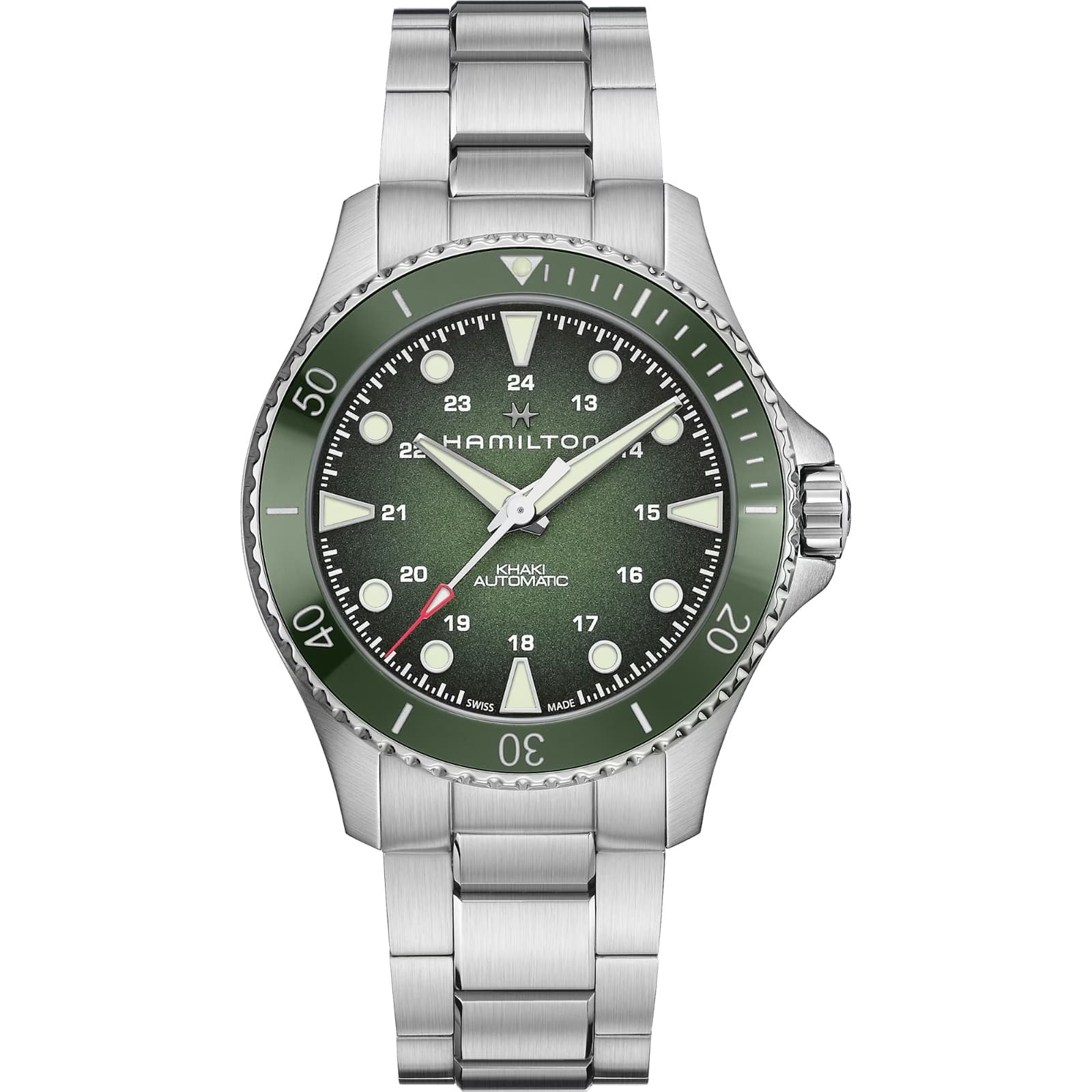 Hamilton Khaki Navy Scuba Automatic Green 43 mm Watch - H82525160