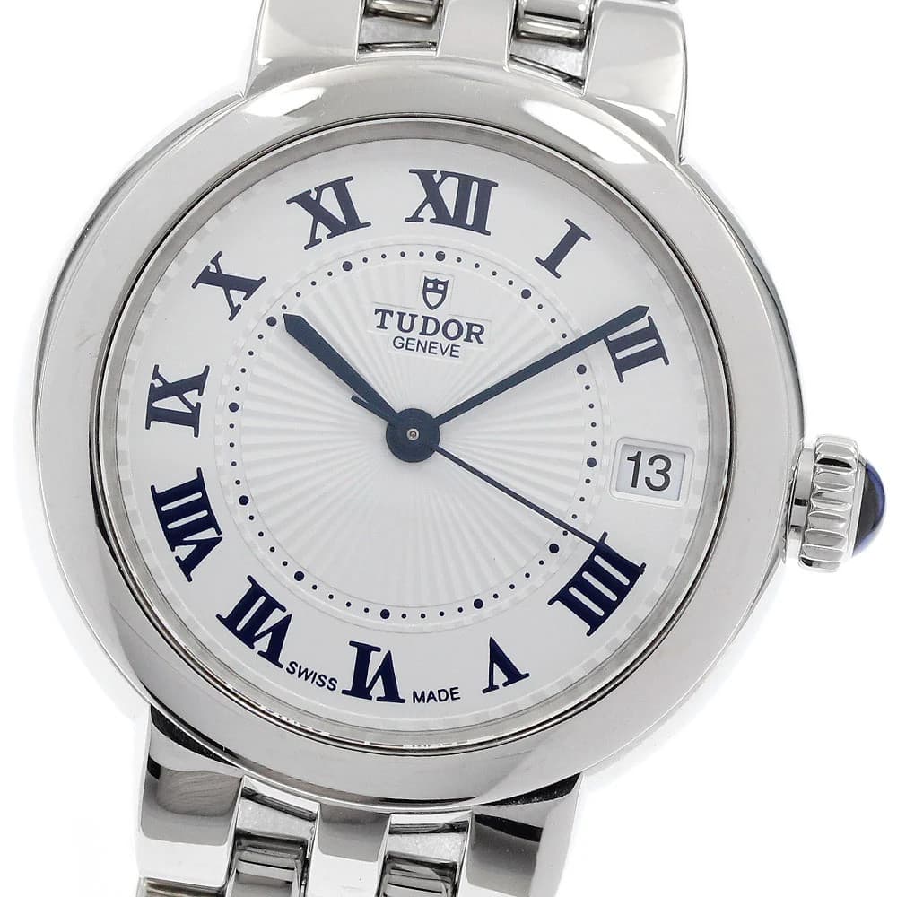 Tudor Clair de Rose Date 35800 Silver TO331065