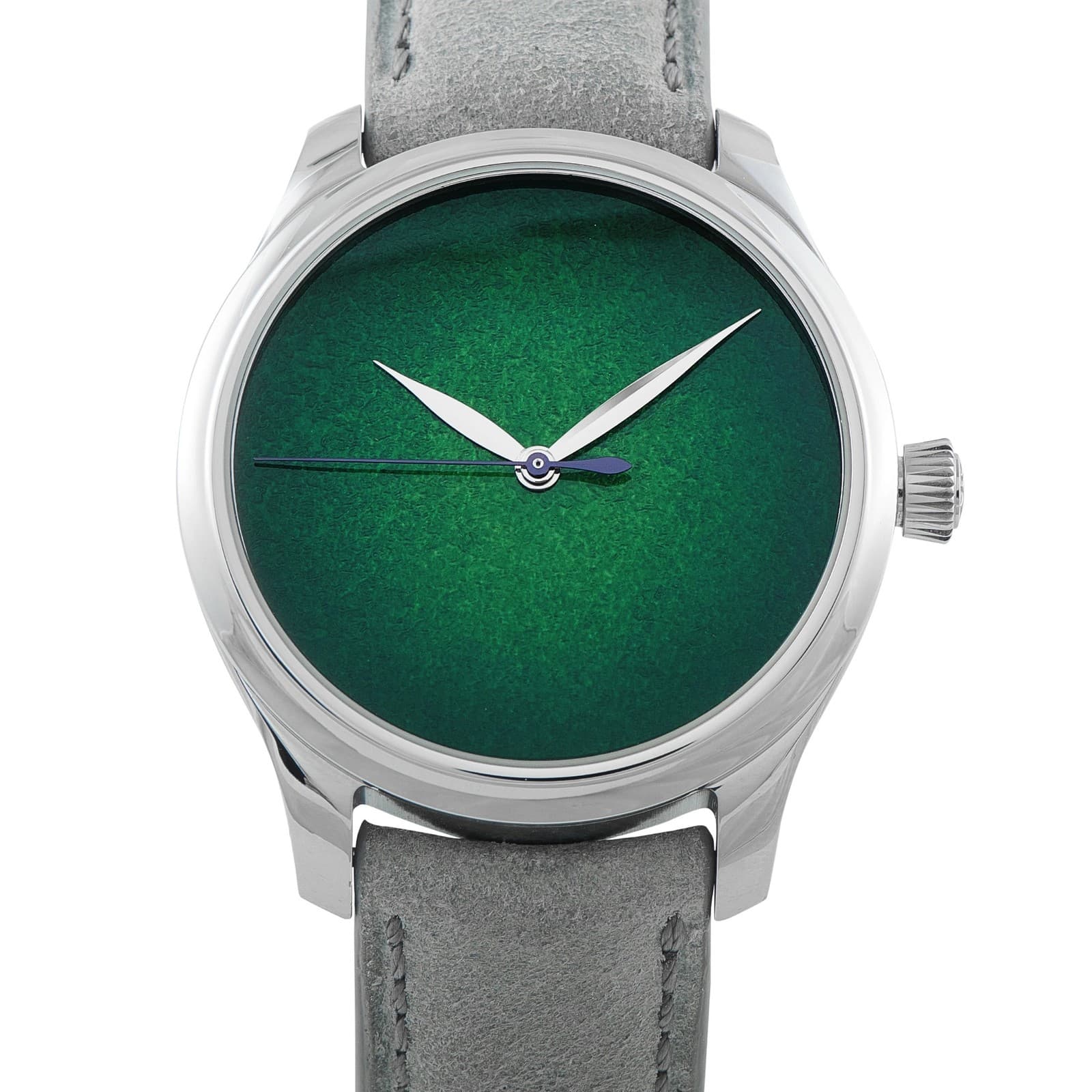 H. Moser & Cie. Endeavour Centre Seconds Concept Lime Green Watch 1200-1233