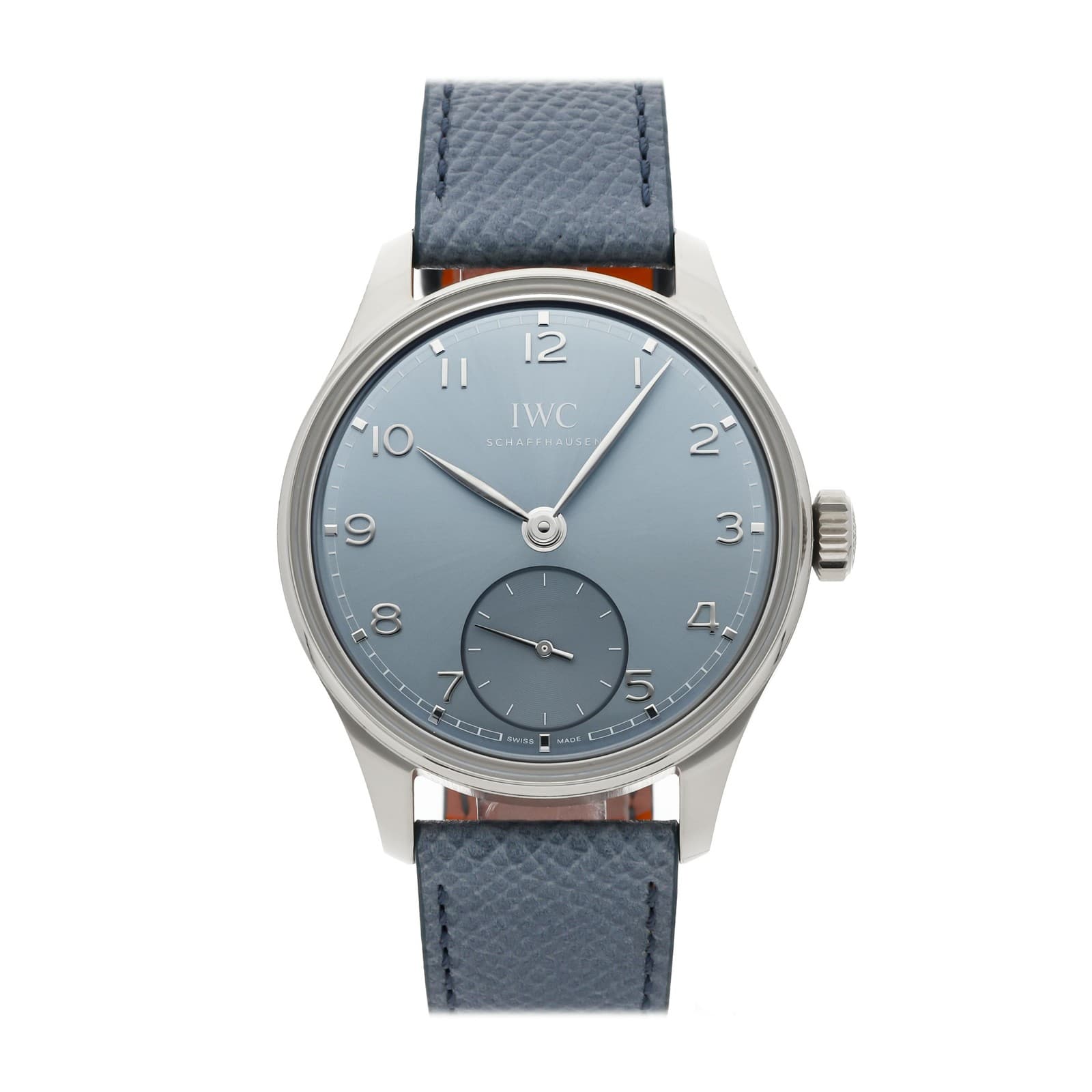 IWC Portugieser White Gold Auto 40mm Light Blue Strap Watch IW3584-02