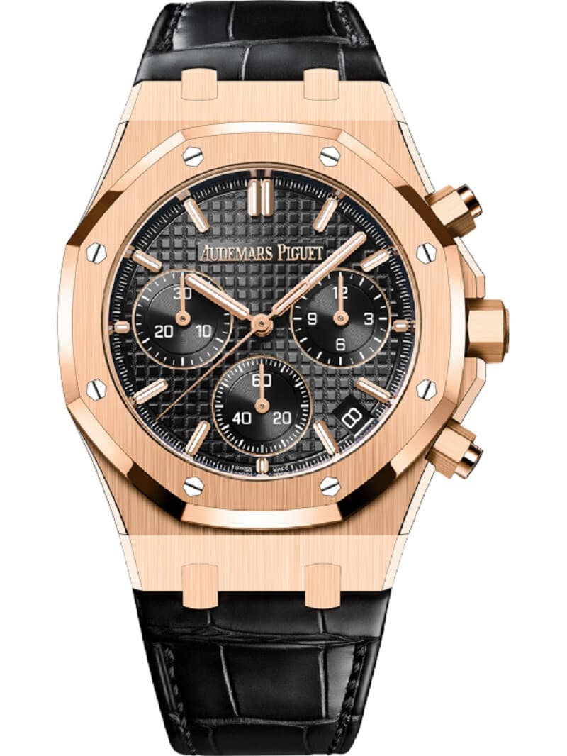 AP Royal Oak Chronograph Flyback 41mm 18kt RG Black 26240OR.OO.D002CR.02