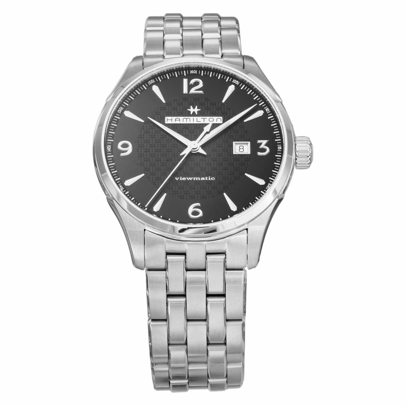 Unused HAMILTON Jazzmaster H32755131 Black Stainless Men Watch in Box