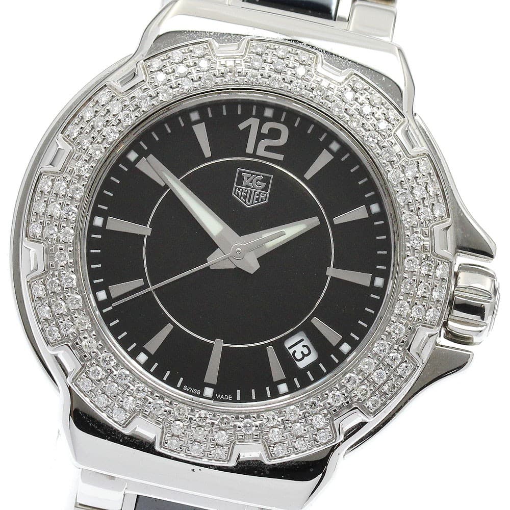 TAG HEUER Formula 1 WAH1214.BA0859 Diamond Bezel Quartz Ladies Watch_899530