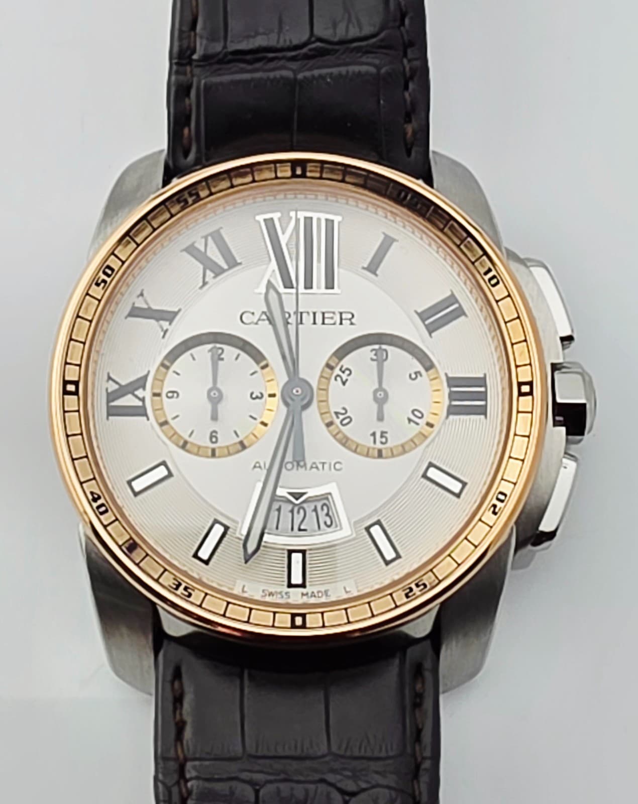 Distinguished Cartier Calibre de Cartier Chronograph 42mm W7100043 (3578)