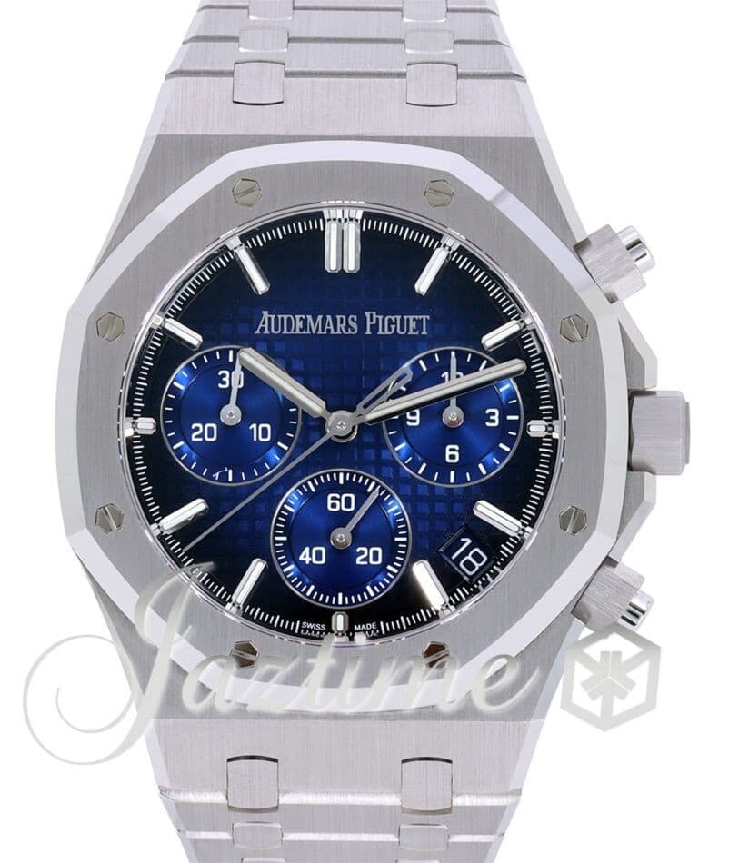 Audemars Piguet Royal Oak White Gold 41mm Chrono Blue  26240BC.OO.1320BC.04 NEW