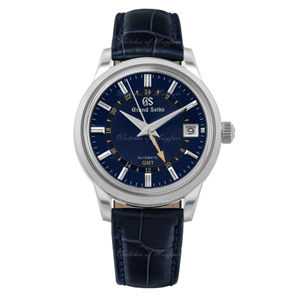 Grand Seiko Elegance Automatic Mechanical GMT Moondrop 39.5 mm SBGM257 watch