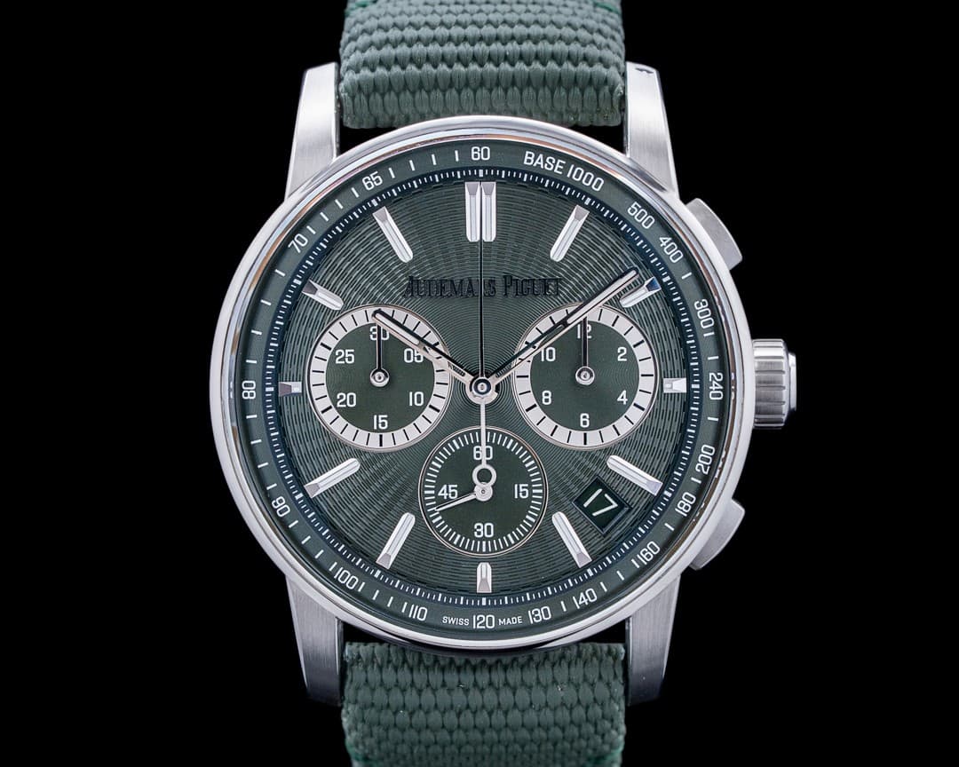 Audemars Piguet 26393ST Code 11.59 Chronograph SS Green Dial