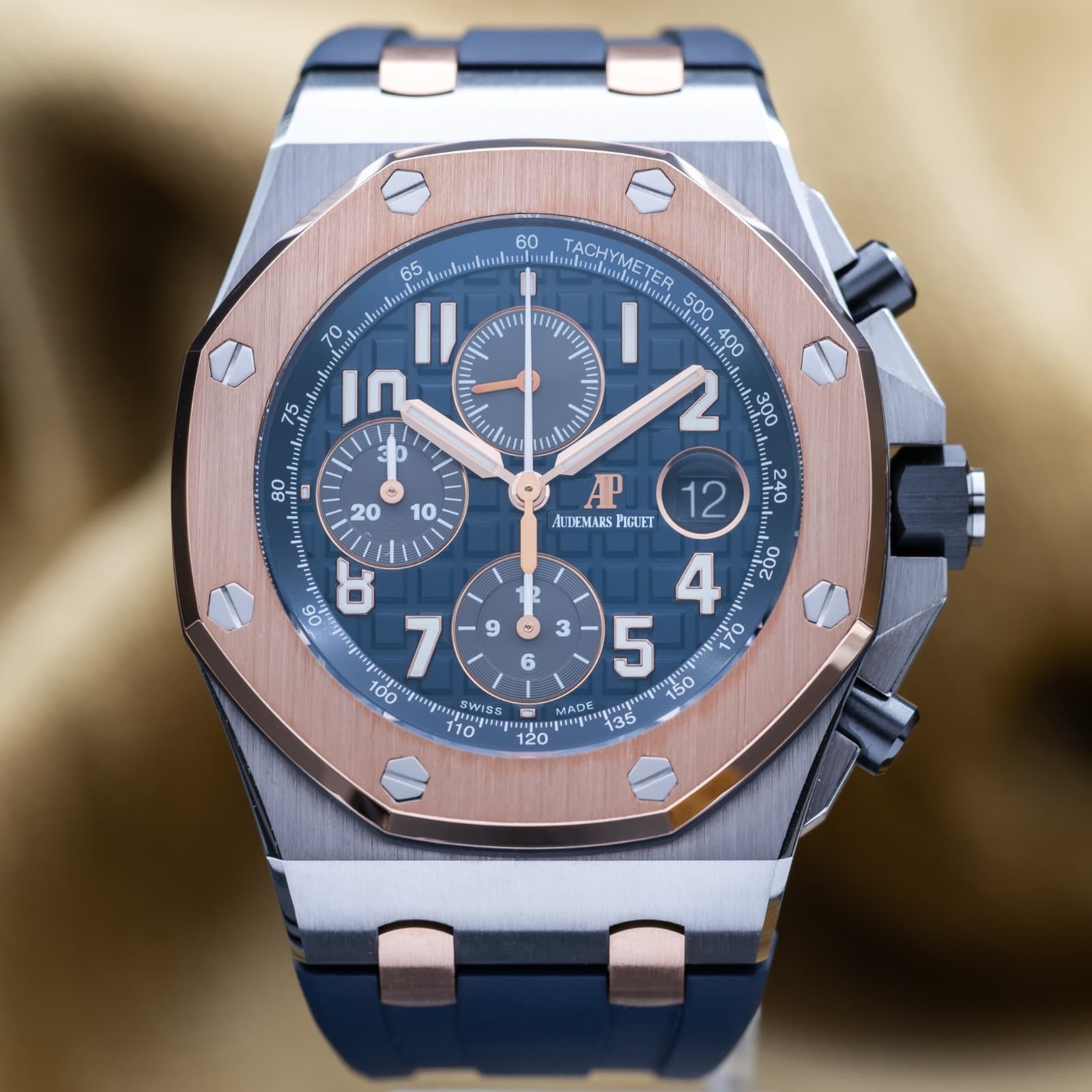 Audemars Piguet Royal Oak Offshore Chronograph 42mm Blue AP 26471SR - Full Set