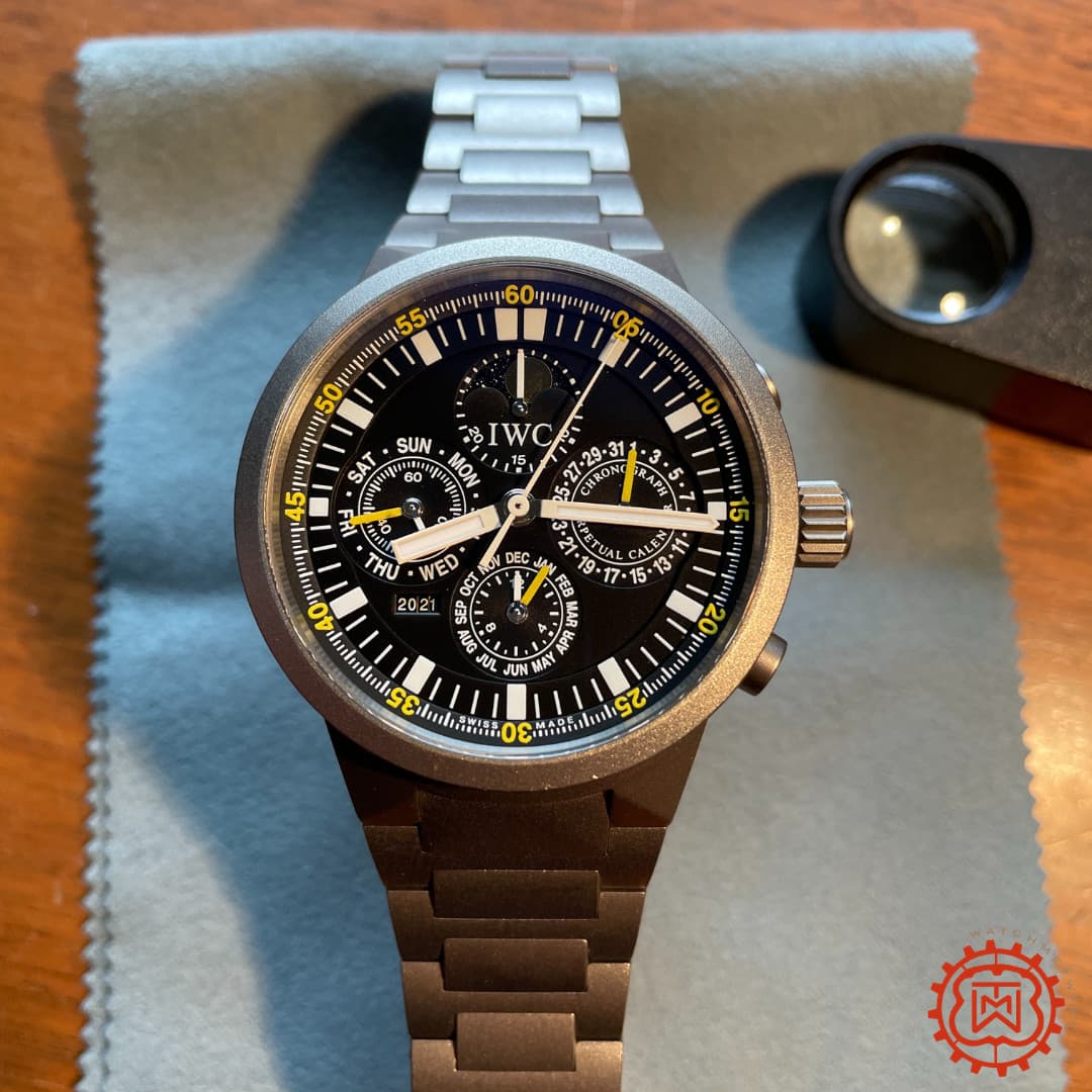 IWC GST Perpetual Calendar & Chronograph Titanium - English - Full Set!!!
